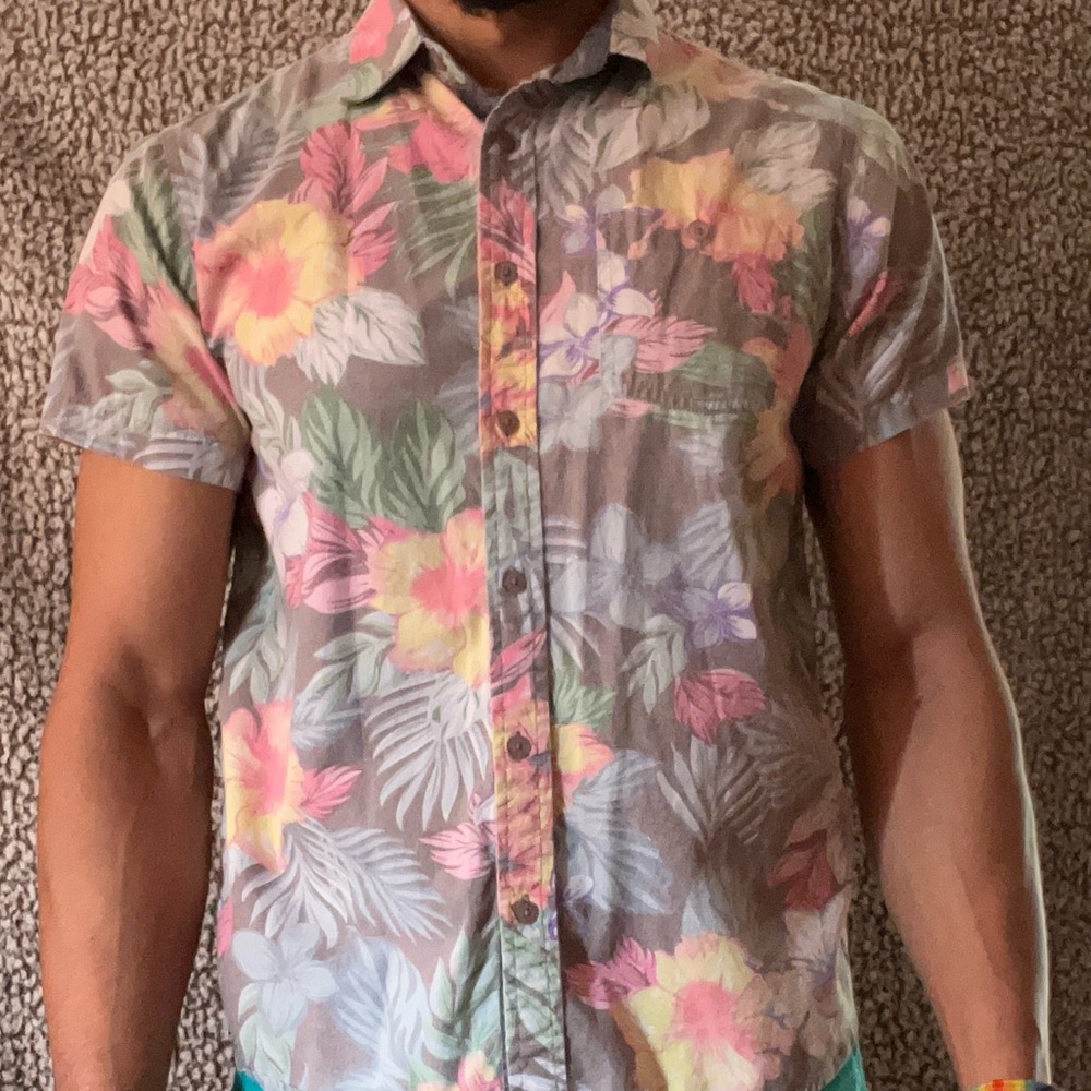 “Eighty-Eight” Floral Short Sleeve Shirt
